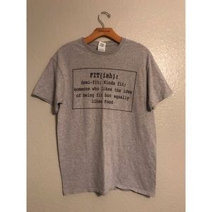 FIT(ish) Grey Tee Medium